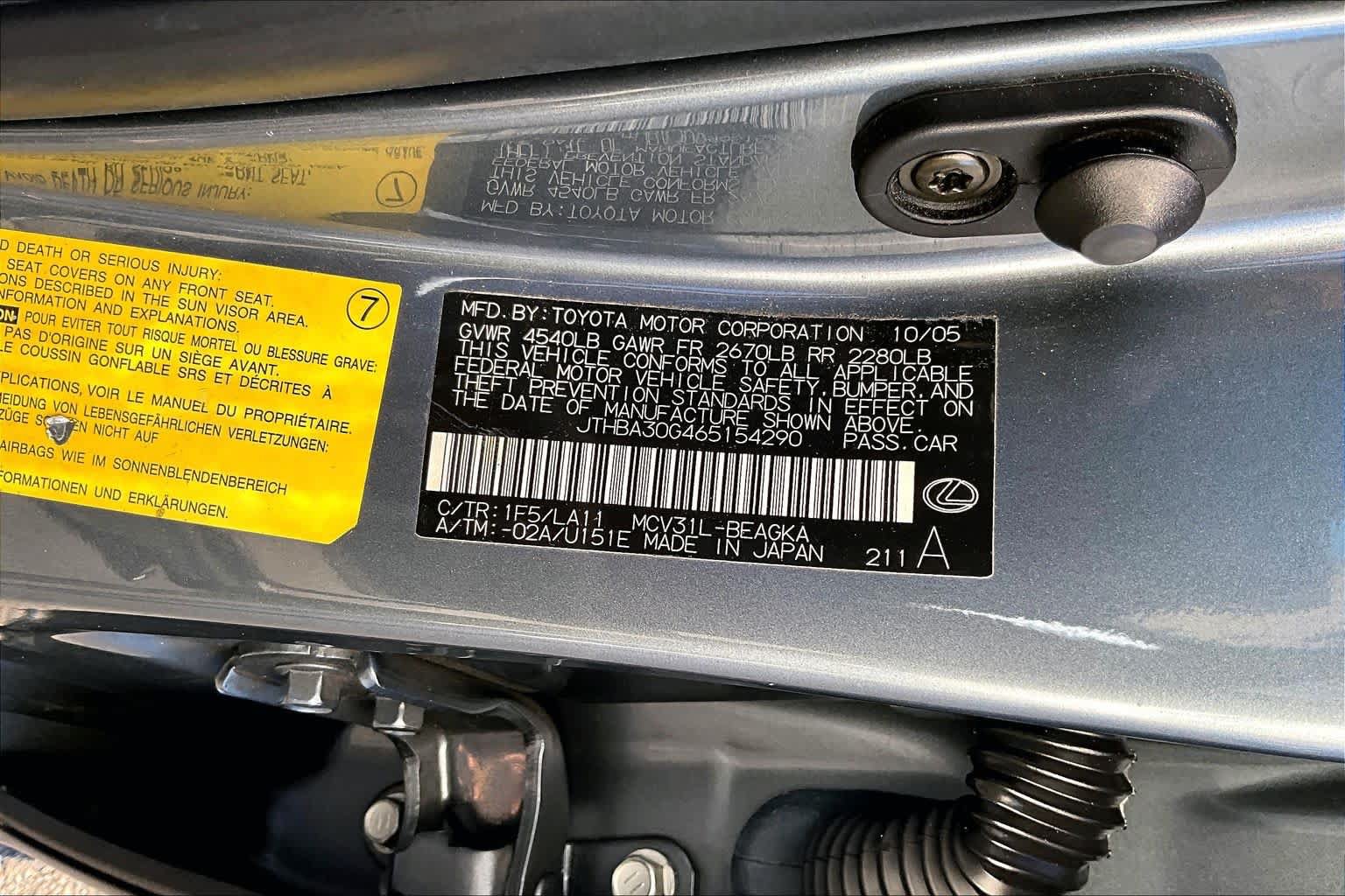 Used 2006 Lexus ES 330 FWD image 34