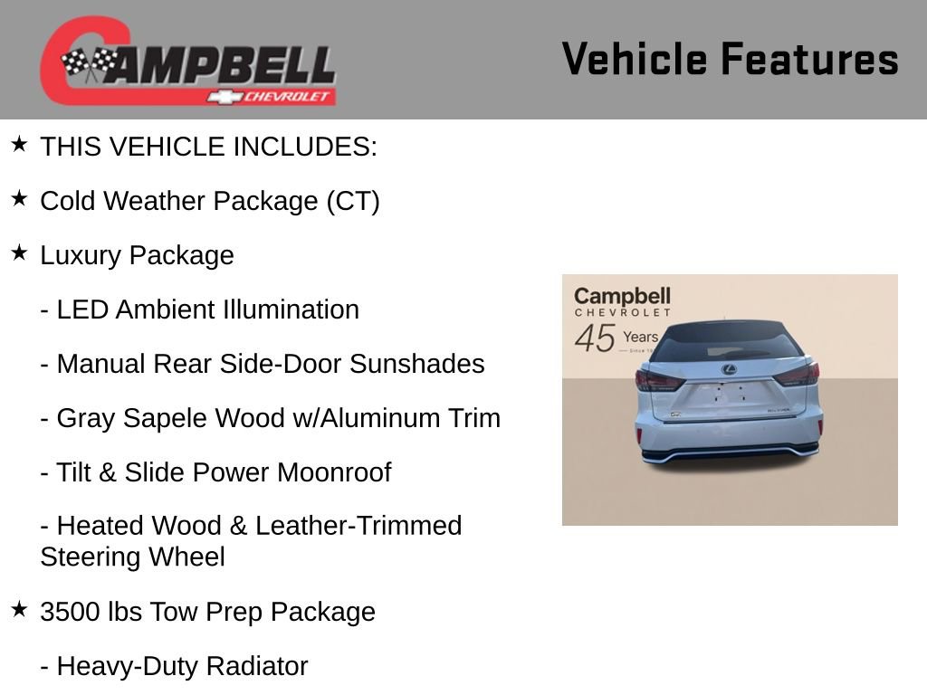 Used 2020 Lexus RX 350L Luxury w/ Accessory Package FWD image 5
