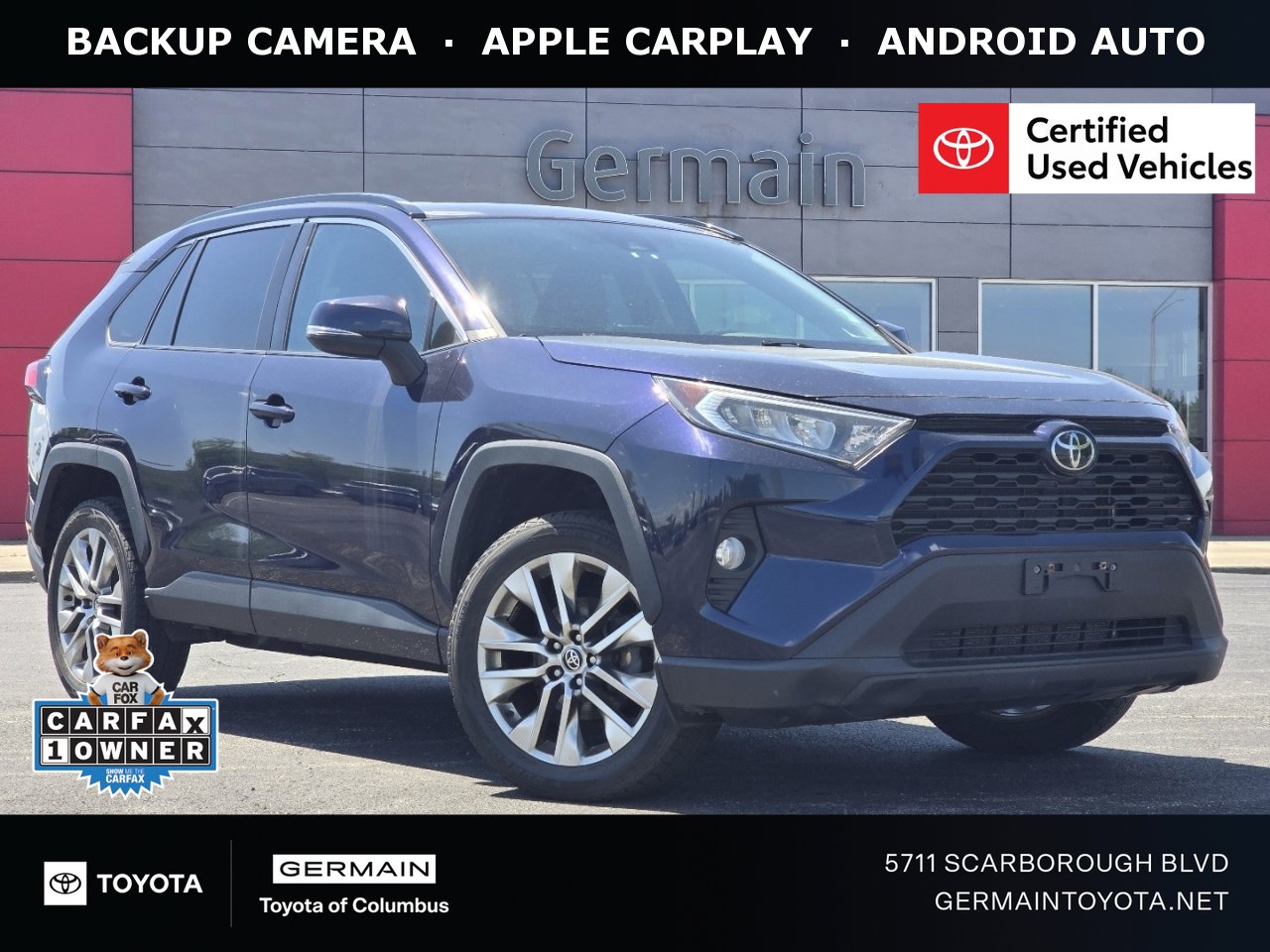 Certified 2021 Toyota RAV4 XLE Premium AWD/4WD image 1