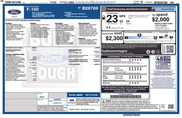 Used 2025 Ford F150 Lariat w/ Equipment Group 501A Mid AWD/4WD image 36