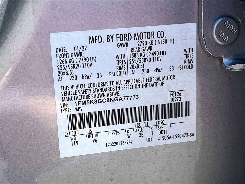 Used 2022 Ford Explorer ST image 32