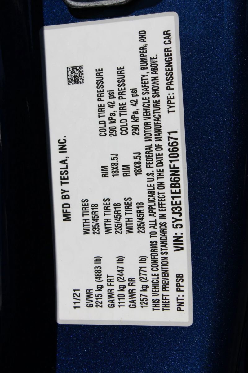 Used 2022 Tesla Model 3 Long Range image 10