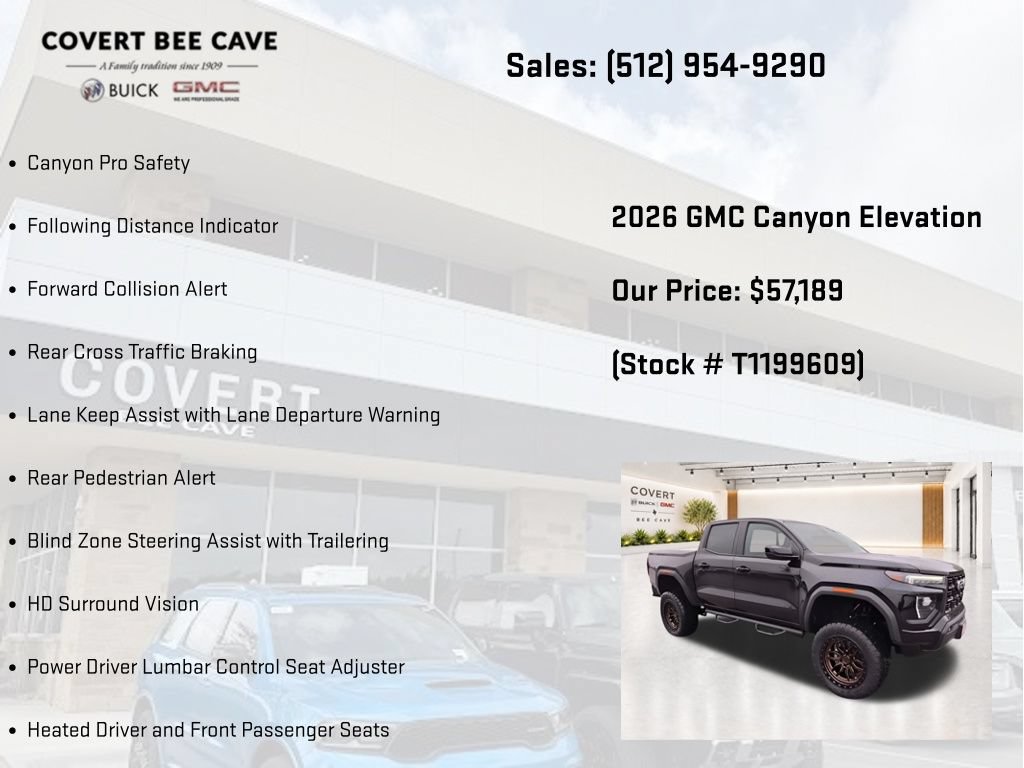 New 2026 GMC Canyon Elevation w/ Convenience Package AWD/4WD image 19