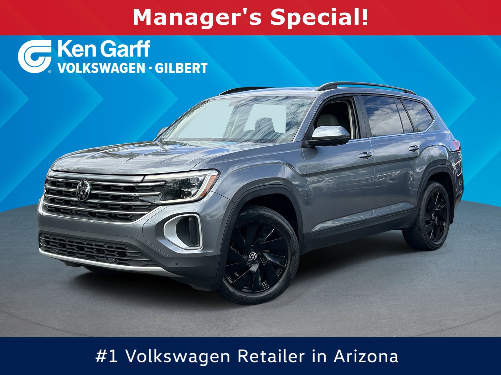 Used 2024 Volkswagen Atlas SE w/ Panoramic Sunroof Package AWD/4WD image 1