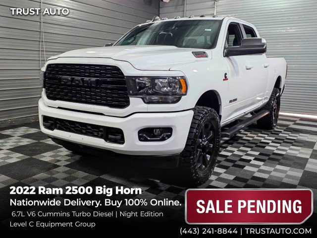 Used 2022 RAM 2500 Big Horn w/ Level C Equiment Group AWD/4WD image 1