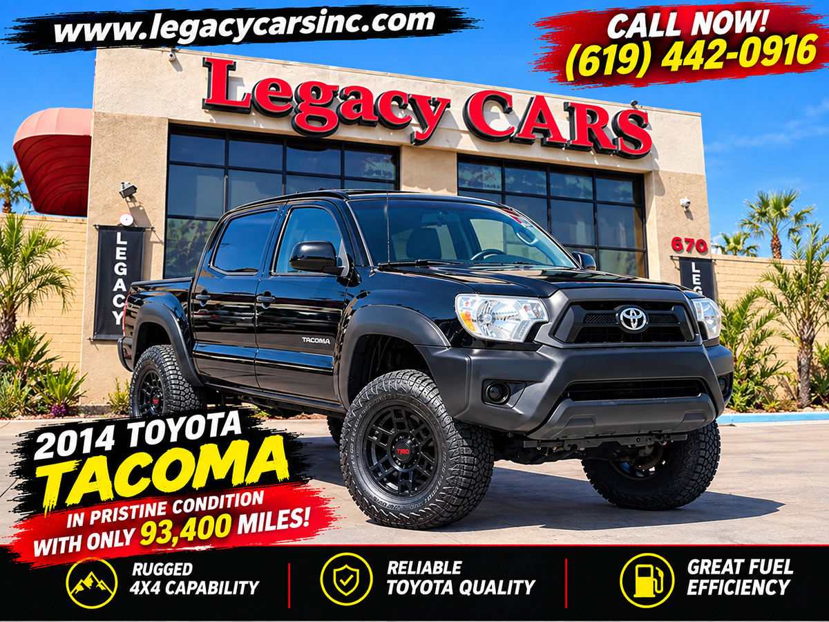 Used 2014 Toyota Tacoma 4x4 Double Cab image 2