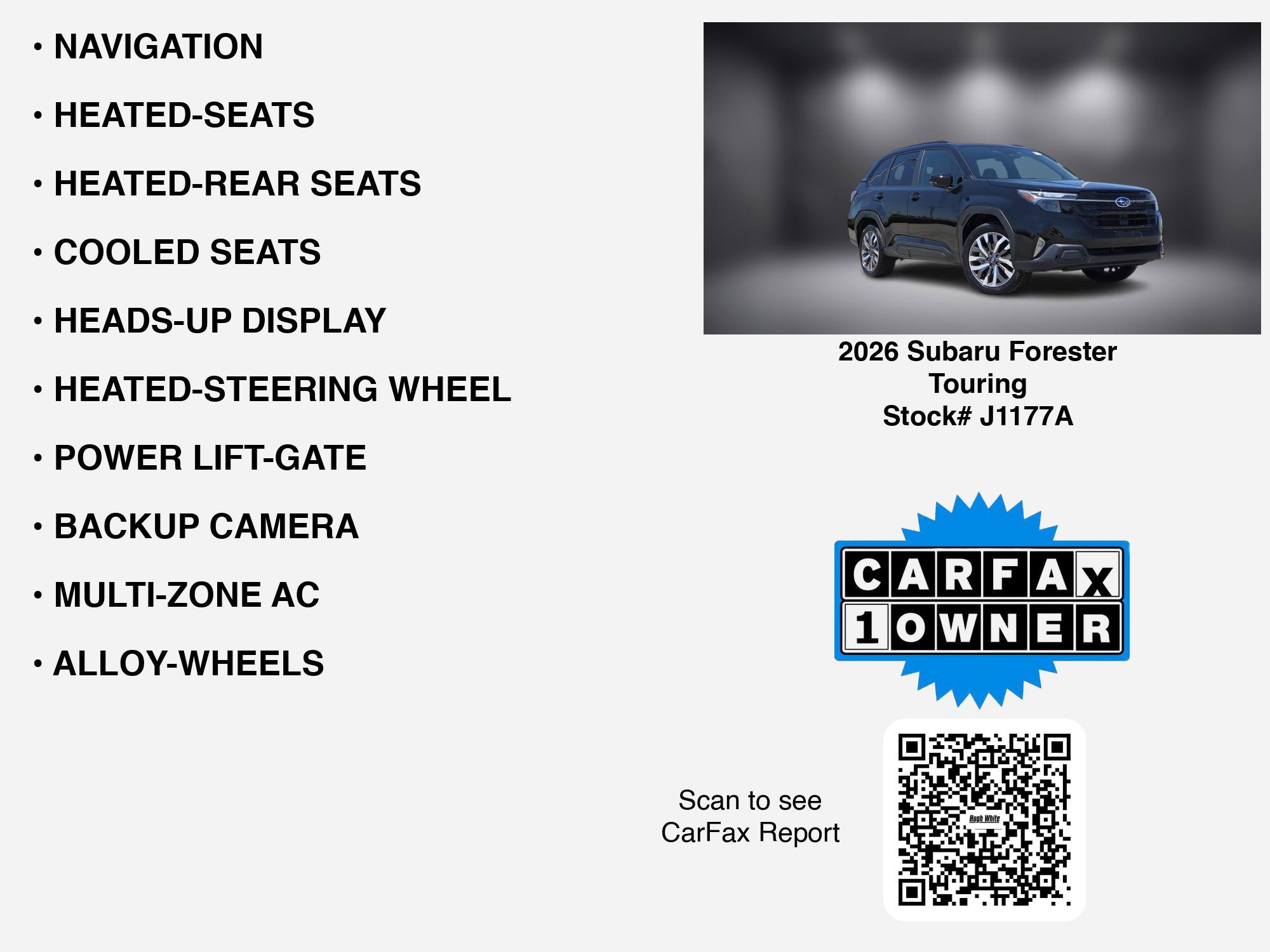 Used 2026 Subaru Forester Touring AWD/4WD image 7