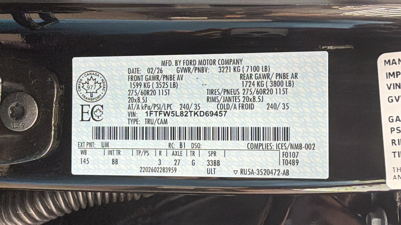 Used 2026 Ford F150 Lariat AWD/4WD image 42