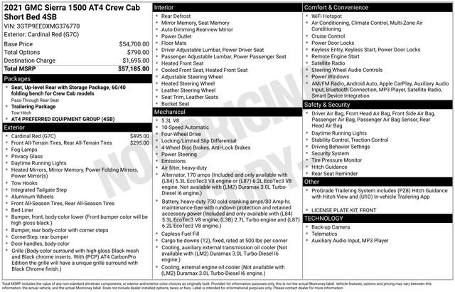 Used 2021 GMC Sierra 1500 AT4 image 44