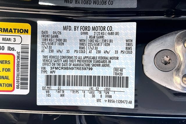 New 2026 Ford Bronco Sport Big Bend w/ Convenience Package AWD/4WD image 13