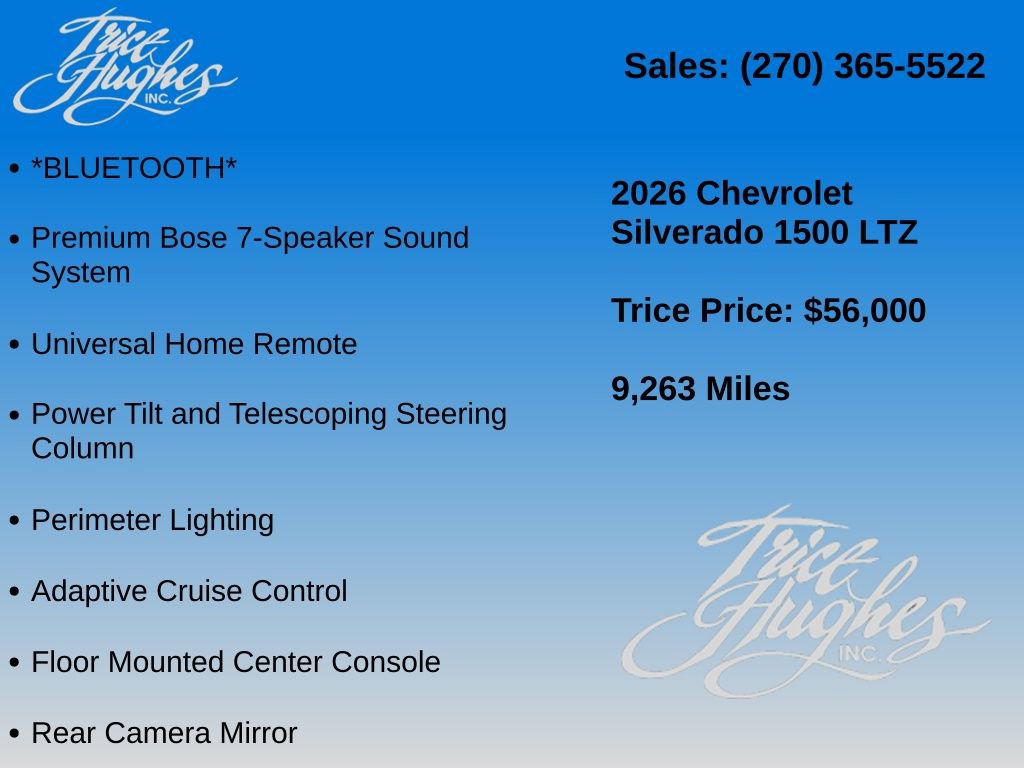 Used 2026 Chevrolet Silverado 1500 LTZ w/ Technology Package AWD/4WD image 32