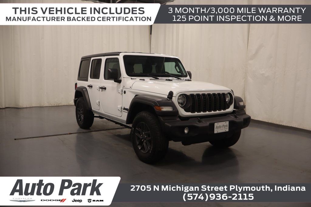 Certified 2024 Jeep Wrangler Sport S image 1