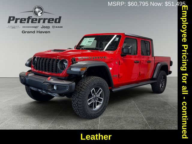 New 2025 Jeep Gladiator Mojave w/ Safety Group