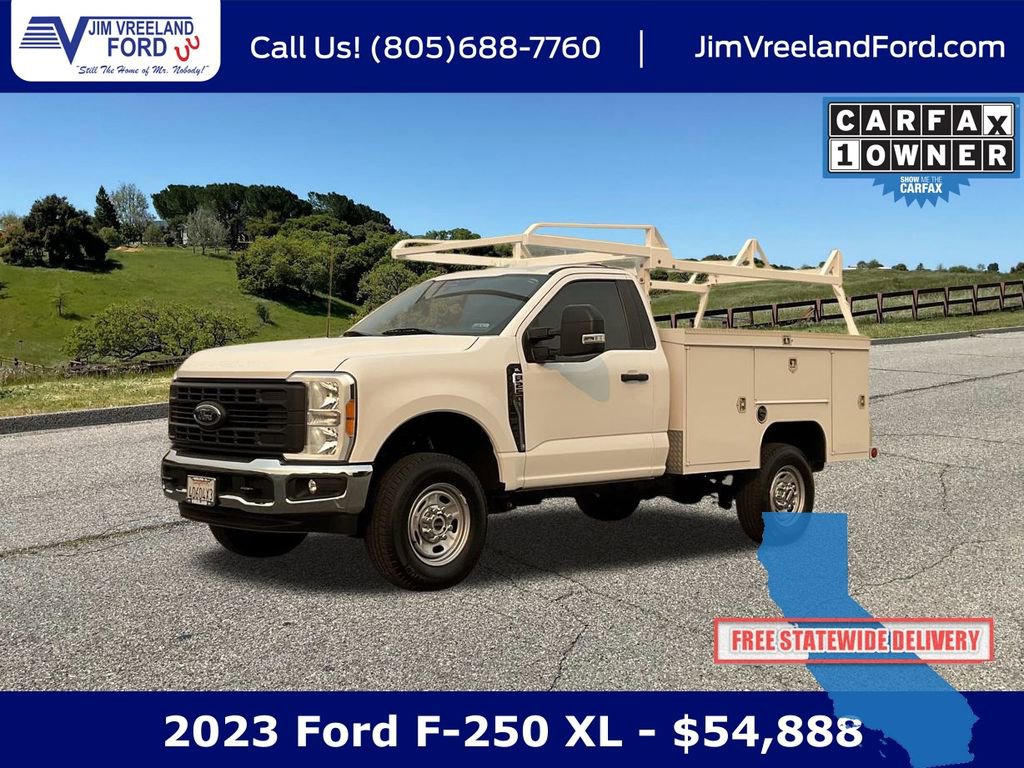 Used 2023 Ford F250 XL w/ Snow Plow/Camper Package image 1