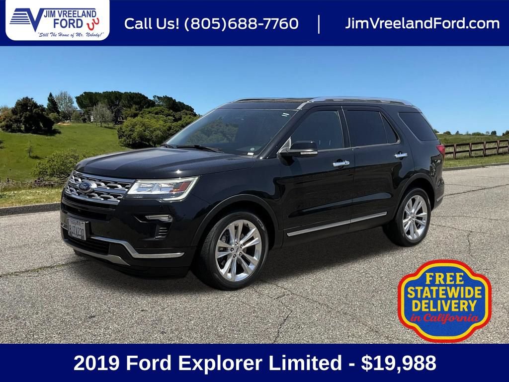 Used 2019 Ford Explorer Limited w/ Class III Trailer Tow Package