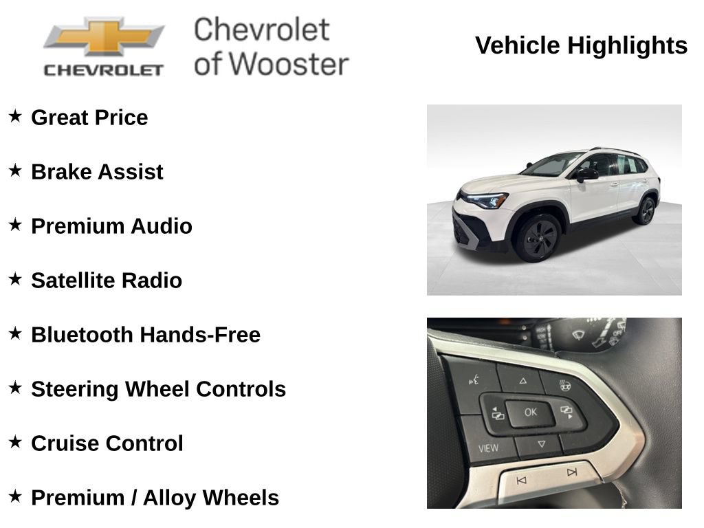 Used 2025 Volkswagen Taos S FWD image 2