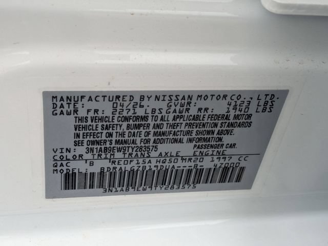 New 2026 Nissan Sentra SL w/ Floor Mat Package FWD image 37