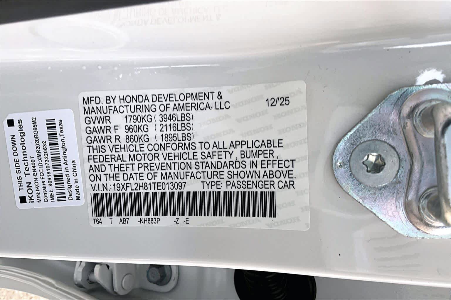 Certified 2026 Honda Civic Sport image 21