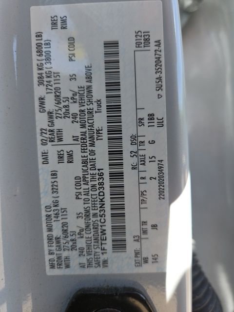 Used 2022 Ford F150 XL w/ STX Appearance Package image 12