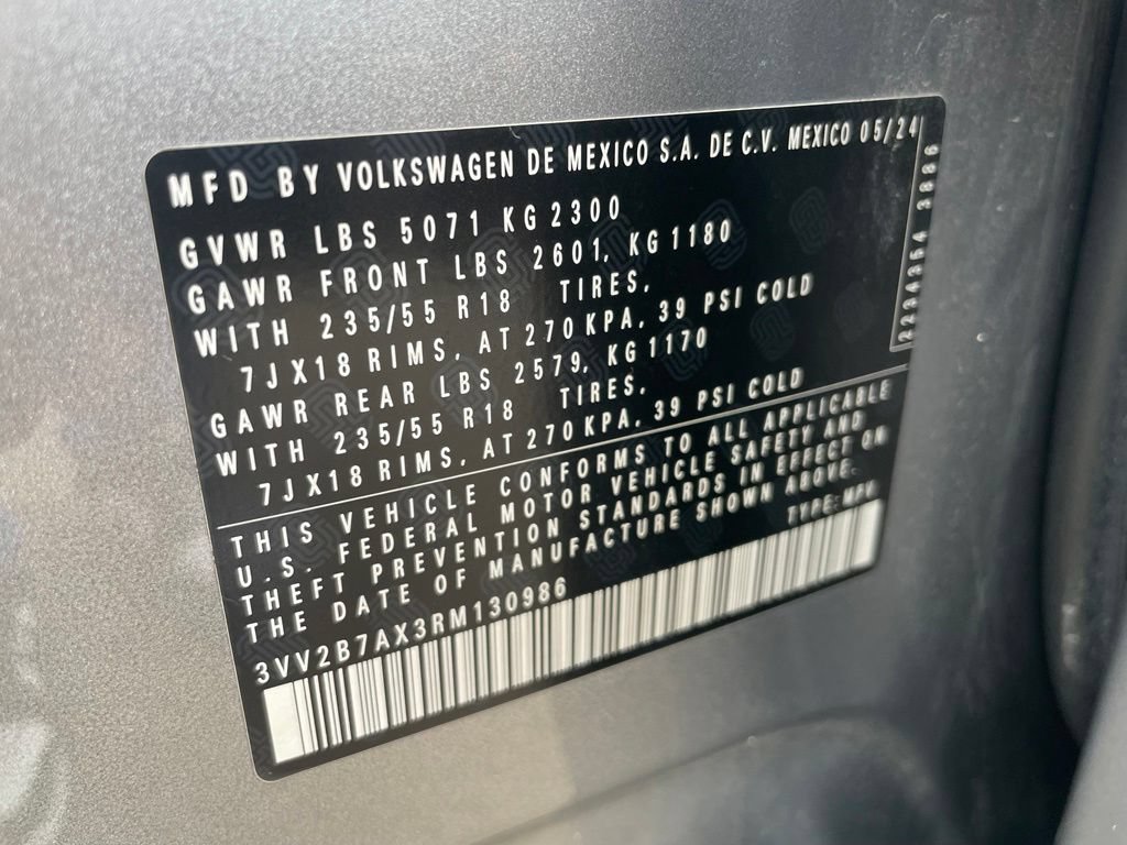 Used 2024 Volkswagen Tiguan Wolfsburg Edition AWD/4WD image 34