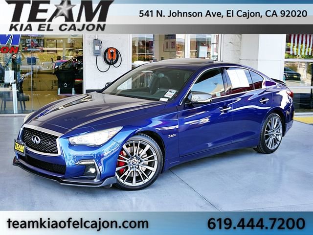 Used 2018 INFINITI Q50 Red Sport 400 w/ Sensory Package (Sport) AWD/4WD image 1