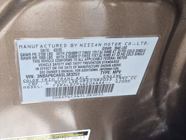 Certified 2025 Nissan Kicks SV w/ SV Premium Package FWD image 24