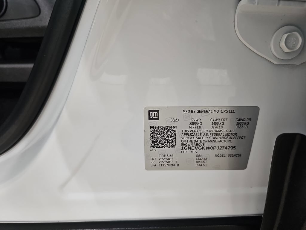 Certified 2023 Chevrolet Traverse LT w/ LPO, Floor Liner Package AWD/4WD image 44