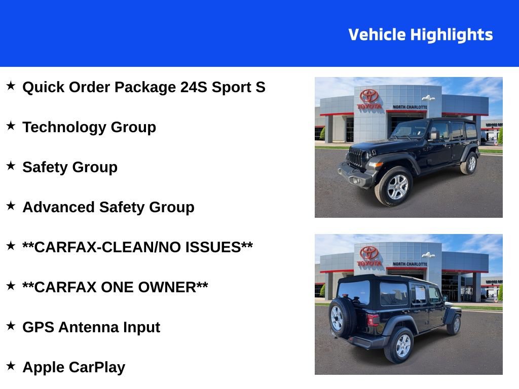 Used 2021 Jeep Wrangler Unlimited Sport image 4