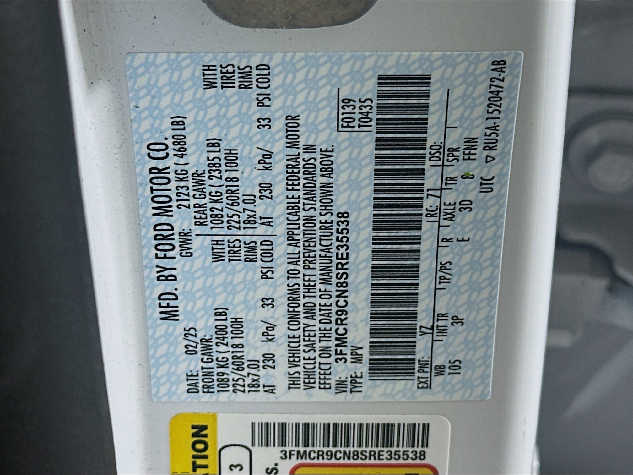 Used 2025 Ford Bronco Sport Outer Banks AWD/4WD image 12