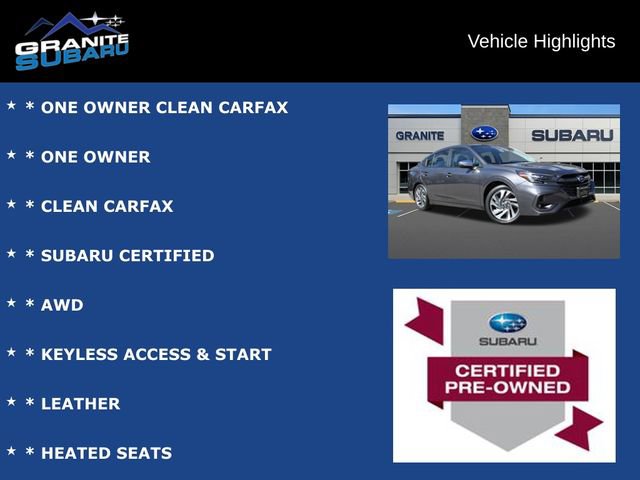 Certified 2025 Subaru Legacy Touring XT image 2