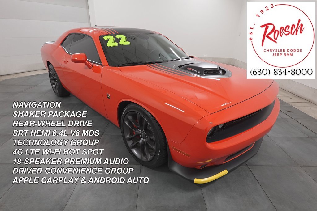 Used 2022 Dodge Challenger R/T Scat Pack w/ Shaker Package