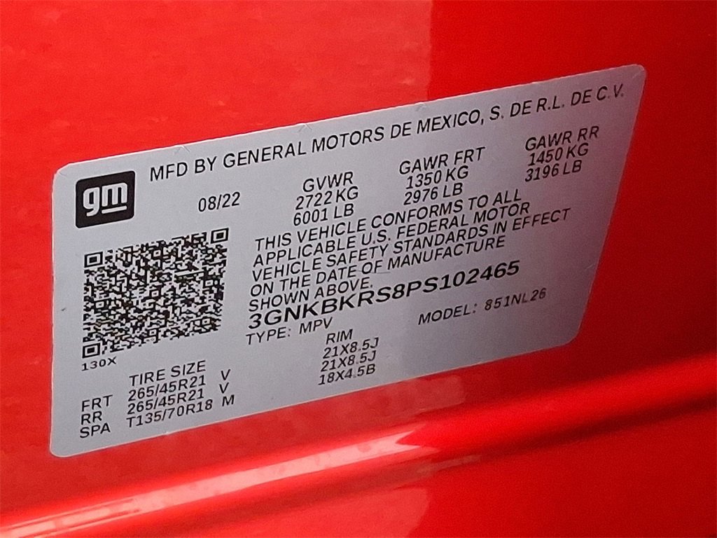 Used 2023 Chevrolet Blazer RS w/ Enhanced Convenience Package image 28