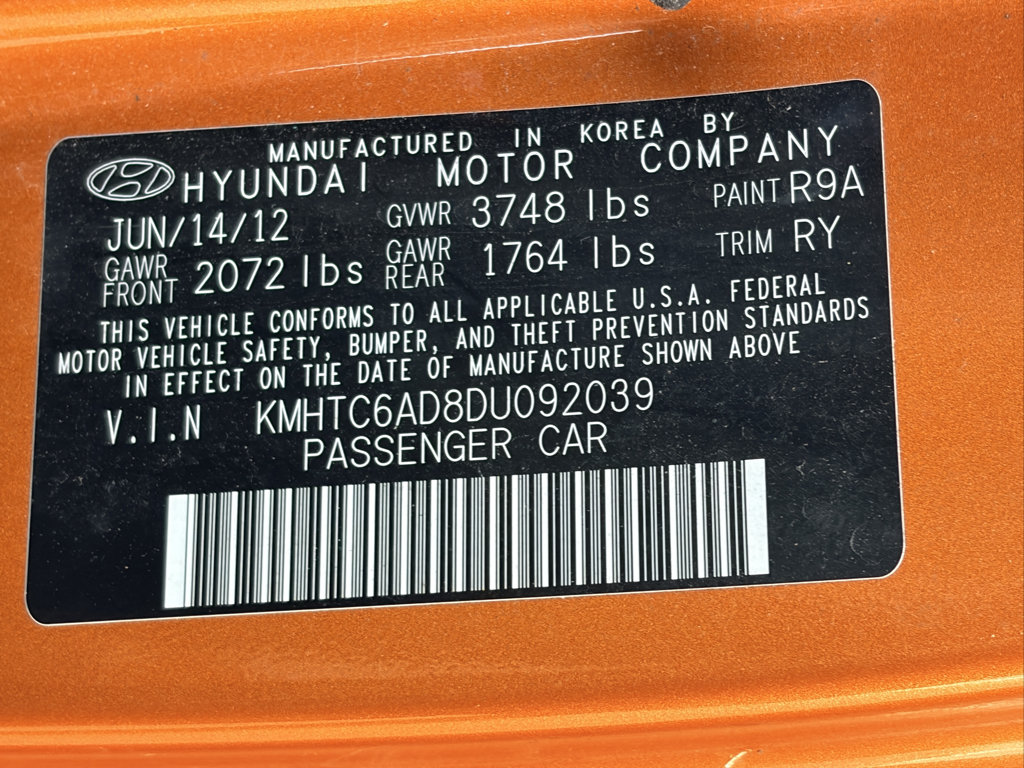Used 2013 Hyundai Veloster w/ Style Pkg FWD image 23