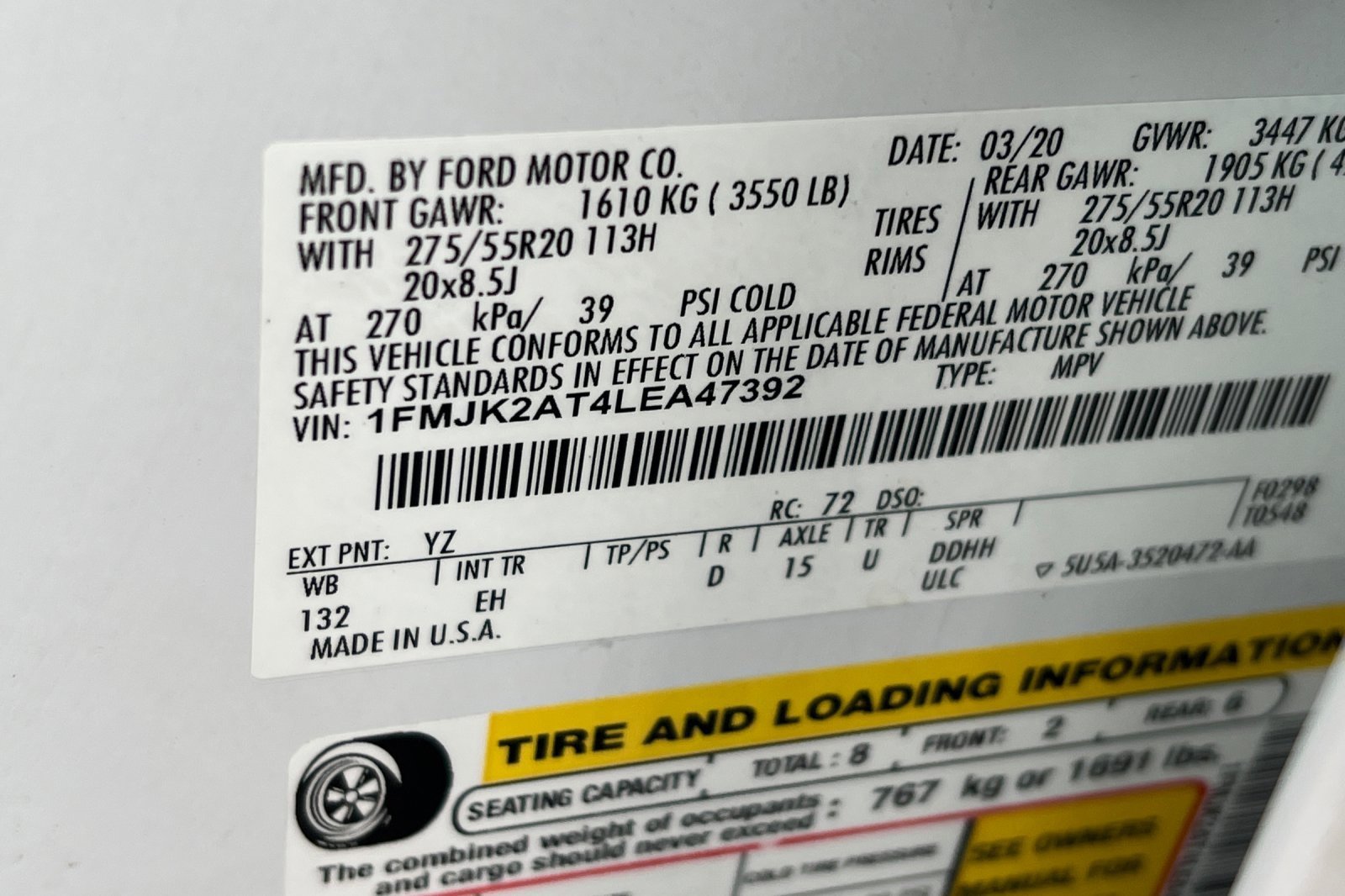 Used 2020 Ford Expedition Max Limited image 27