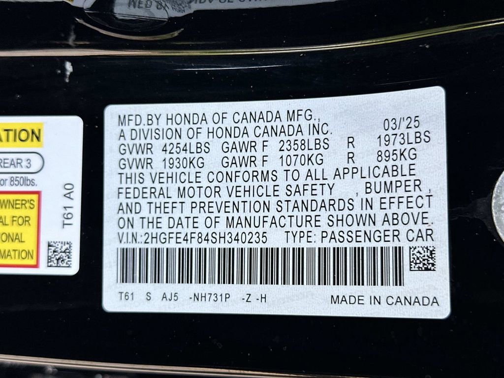 Used 2025 Honda Civic Sport image 31