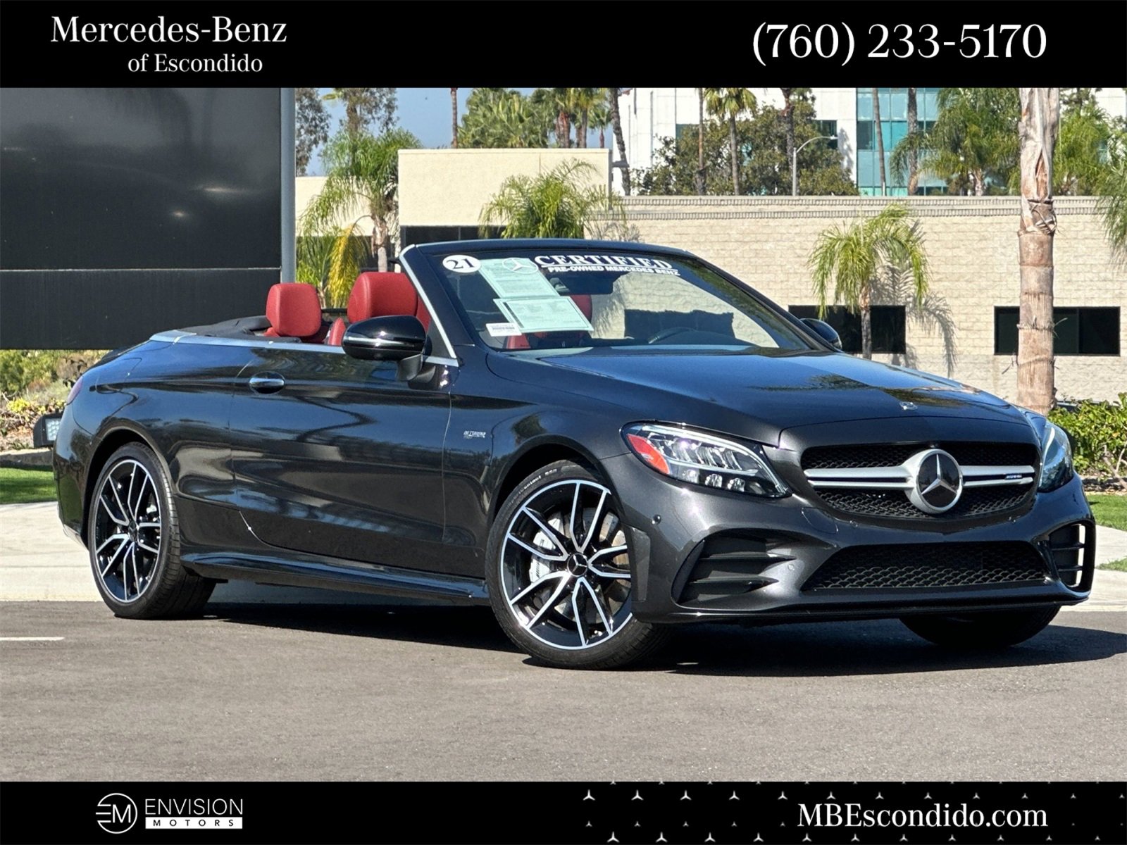 Certified 2021 Mercedes-Benz C 43 AMG 4MATIC Cabriolet