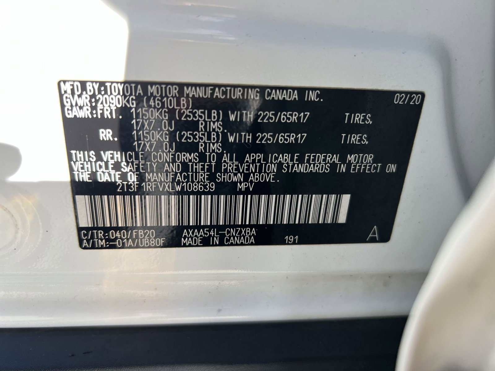 Used 2020 Toyota RAV4 LE image 26