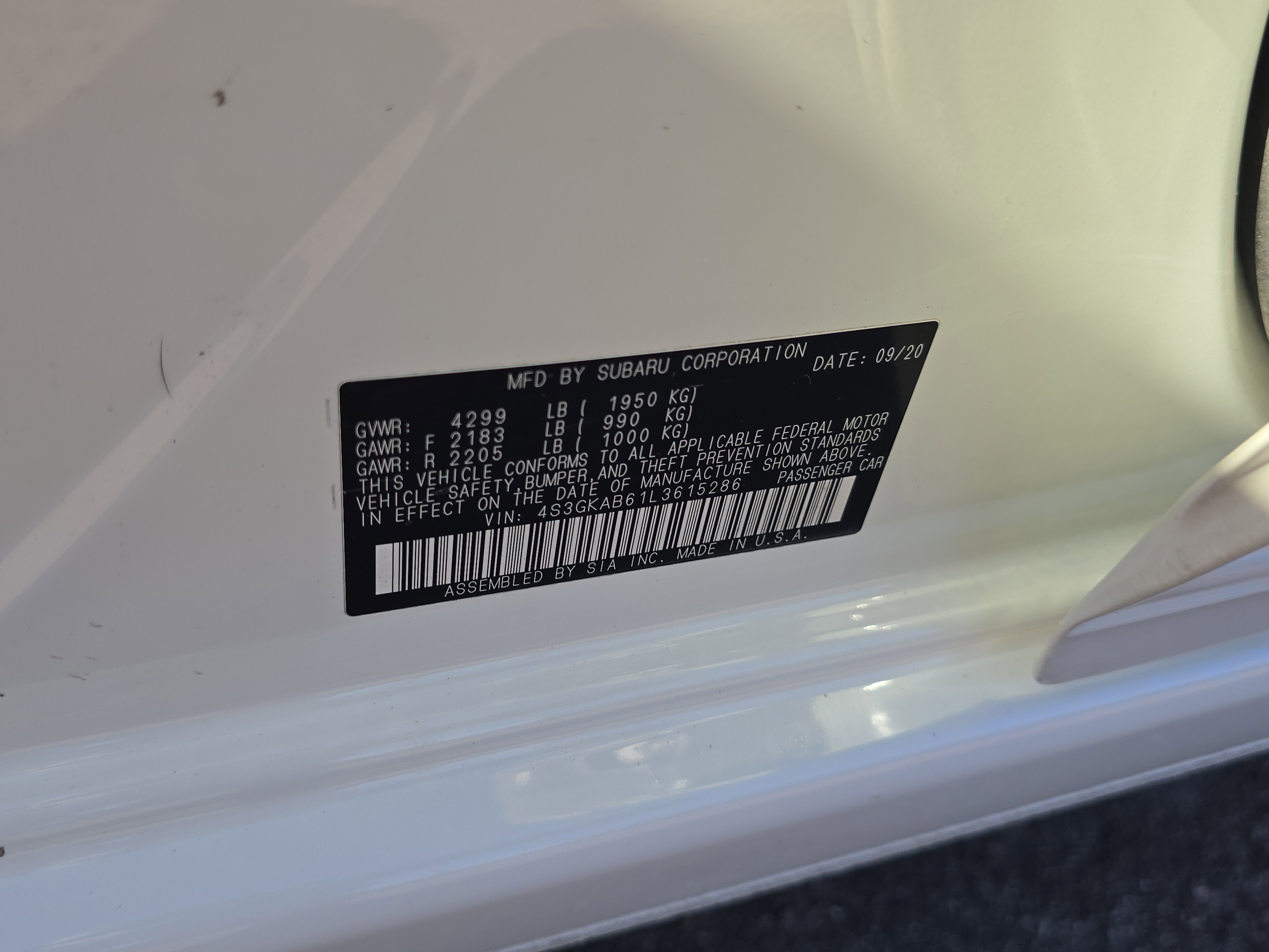 Used 2020 Subaru Impreza 2.0i image 34