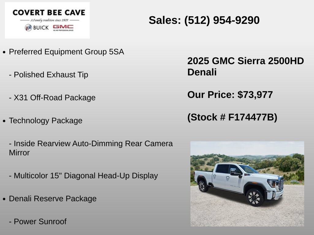 Used 2025 GMC Sierra 2500 Denali w/ Denali Reserve Package AWD/4WD image 36