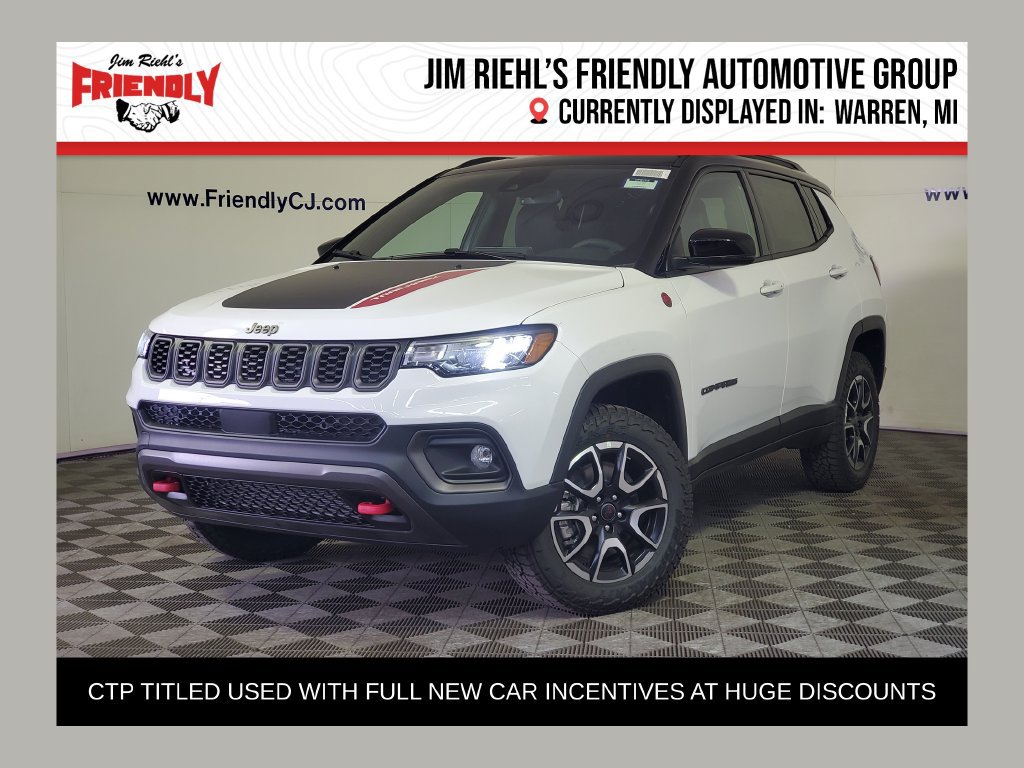 New 2026 Jeep Compass Trailhawk AWD/4WD 360° Tour