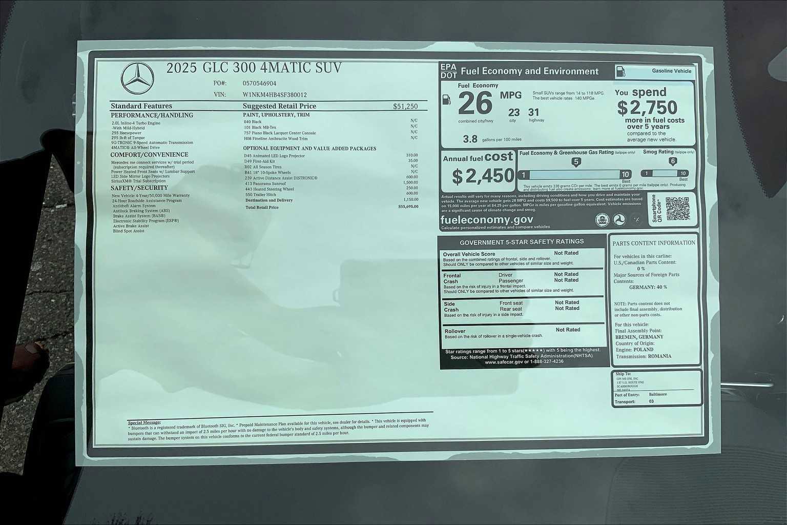 Certified 2025 Mercedes-Benz GLC 300 4MATIC image 26