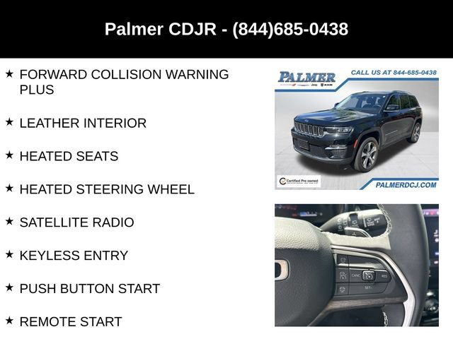 Certified 2024 Jeep Grand Cherokee Limited 4xe w/ Trailer Tow Package AWD/4WD image 12