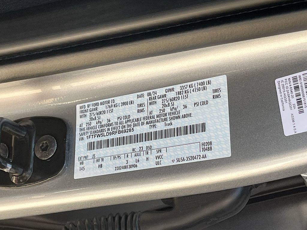 Used 2024 Ford F150 Lariat w/ Bed Utility Package AWD/4WD image 33