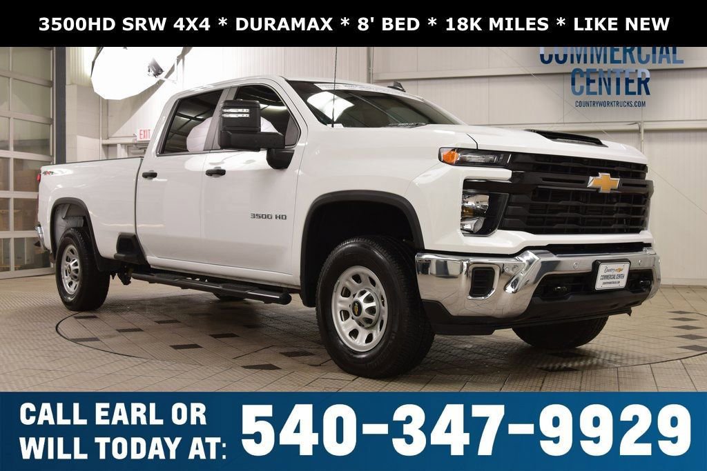 Used 2025 Chevrolet Silverado 3500 W/T w/ WT/CX Safety Package image 1
