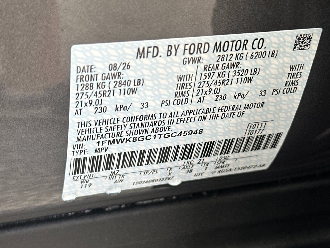 New 2026 Ford Explorer ST w/ Sun And Sound Package AWD/4WD image 34
