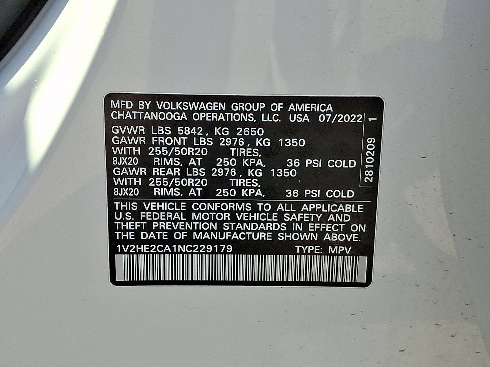 Used 2022 Volkswagen Atlas Cross Sport SE AWD/4WD image 27