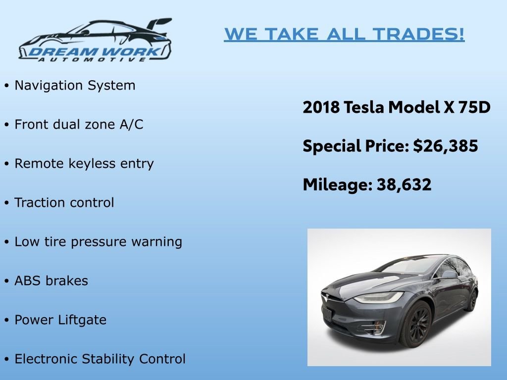 Used 2018 Tesla Model X 75D image 2