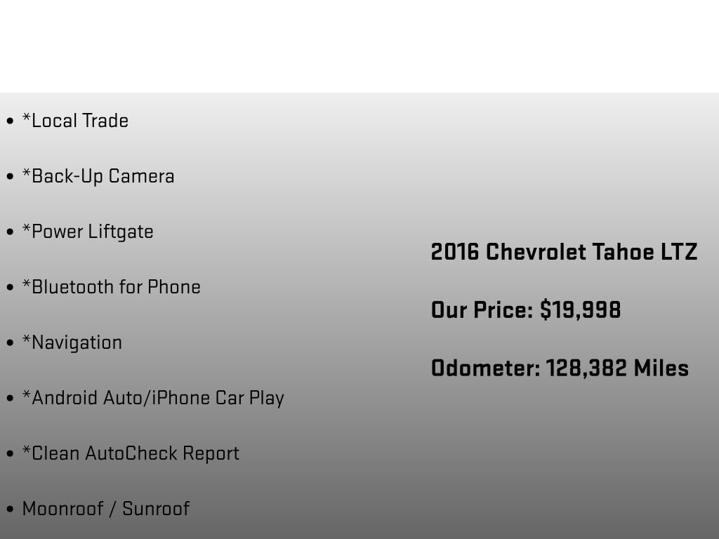 Used 2016 Chevrolet Tahoe LTZ AWD/4WD image 29