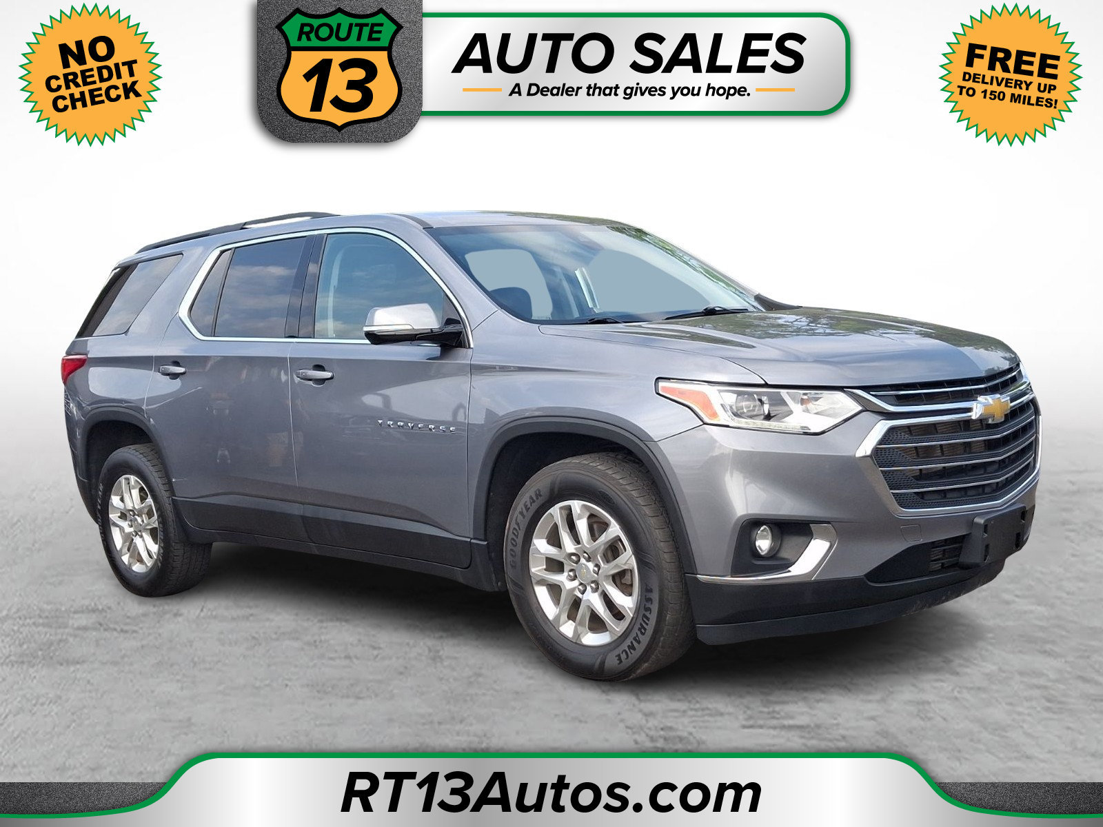 Used 2020 Chevrolet Traverse LT w/ Driver Confidence II Package AWD/4WD image 1