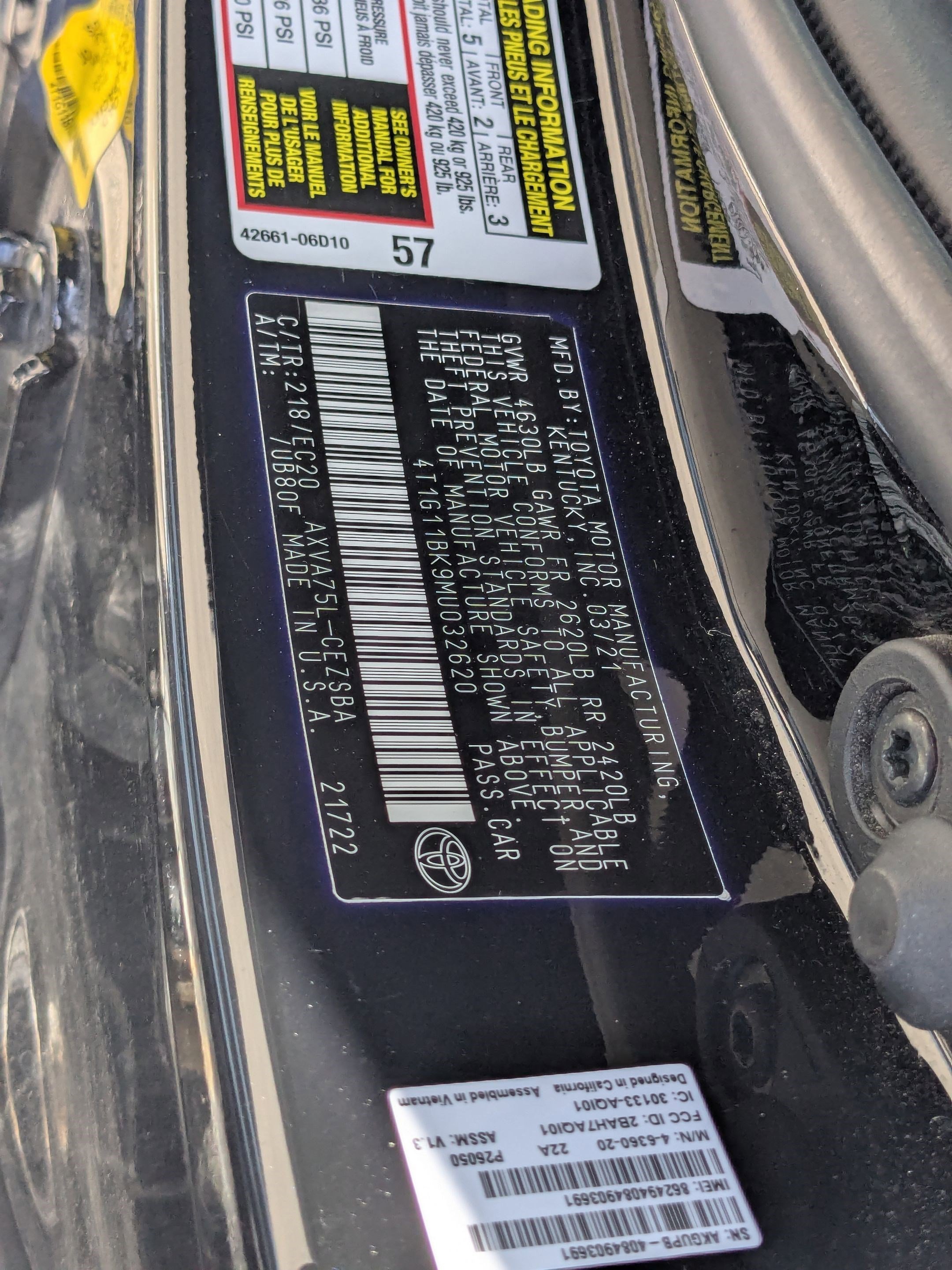 Used 2021 Toyota Camry SE image 33